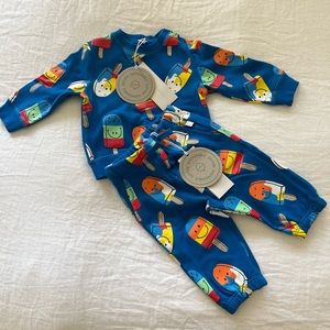 Stella McCartney Kids organic cotton sweater & jogger. BNWT. Size 6m